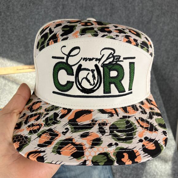 Cowgirl By Cori Hat Accessories - Cowgirl By Cori Hat Womens Adjustable Camo Snapback‎ Western Rodeo Patch